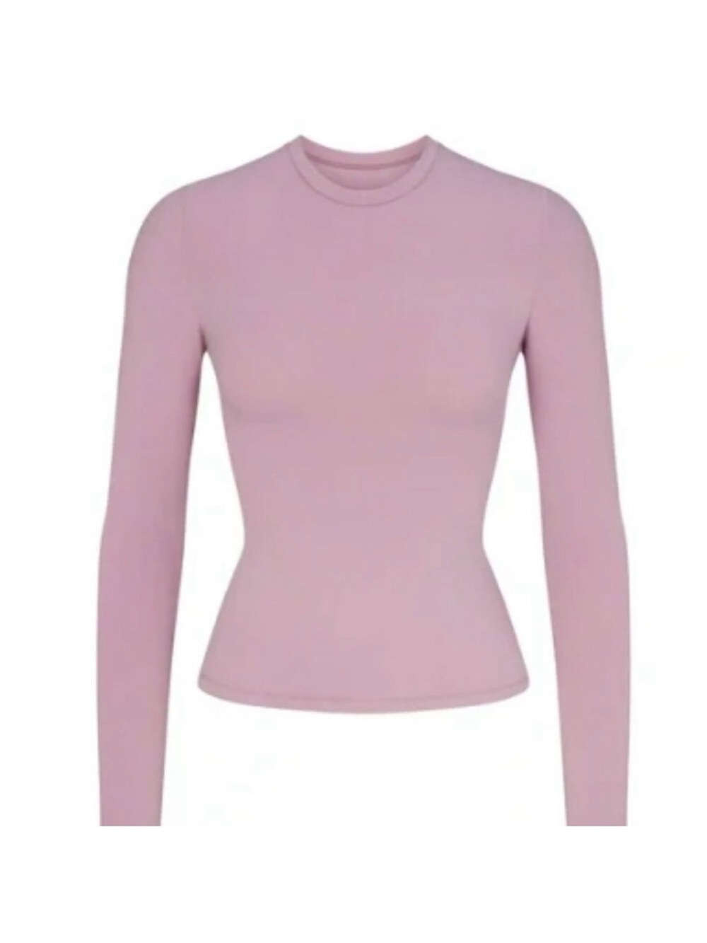 SKIMS Cotton Jersey Long Sleeve Top and Lounge Pants Set in Dusk - Picture 4 of 5